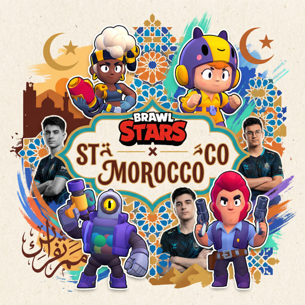 Moroccan Brawl Stars Collage